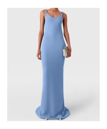 Crystal Chain Strap Dress