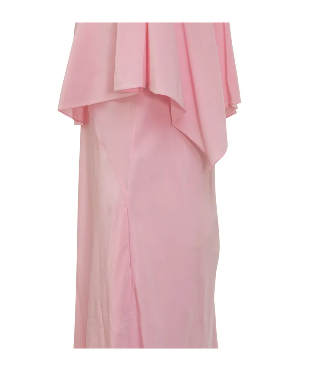 Stella Mccartney Draped V-Neck Dress