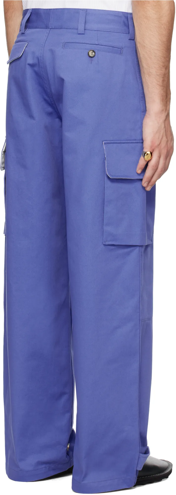 Marni Gabardine Cargo Trousers