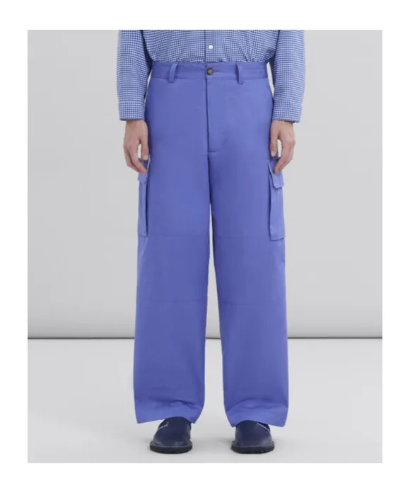 Marni Gabardine Cargo Trousers