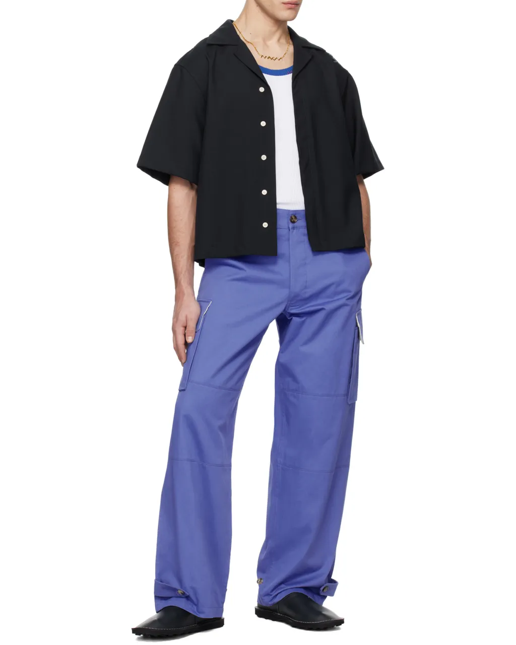 Marni Gabardine Cargo Trousers