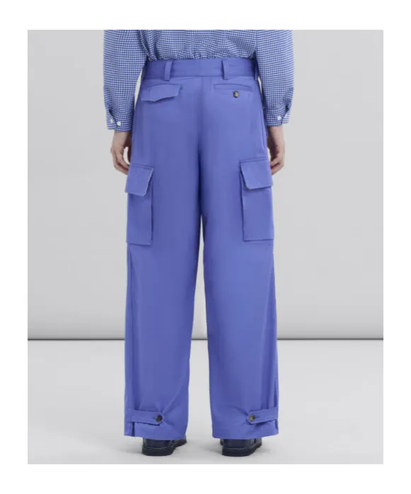 Marni Gabardine Cargo Trousers