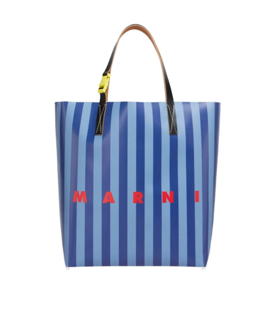 Marni Tribeca Striped Shopping Bag