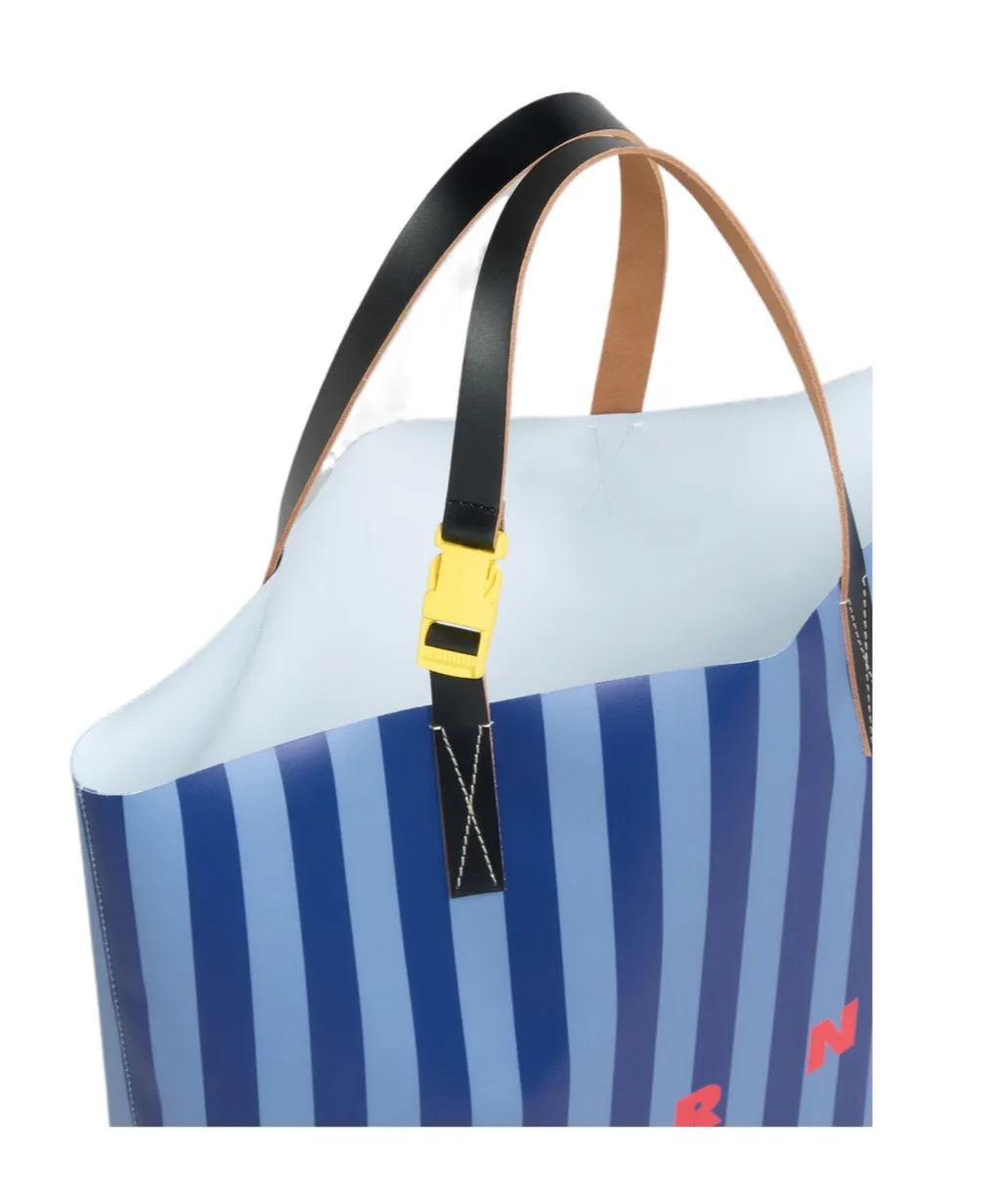 Marni Tribeca Striped Shopping Bag