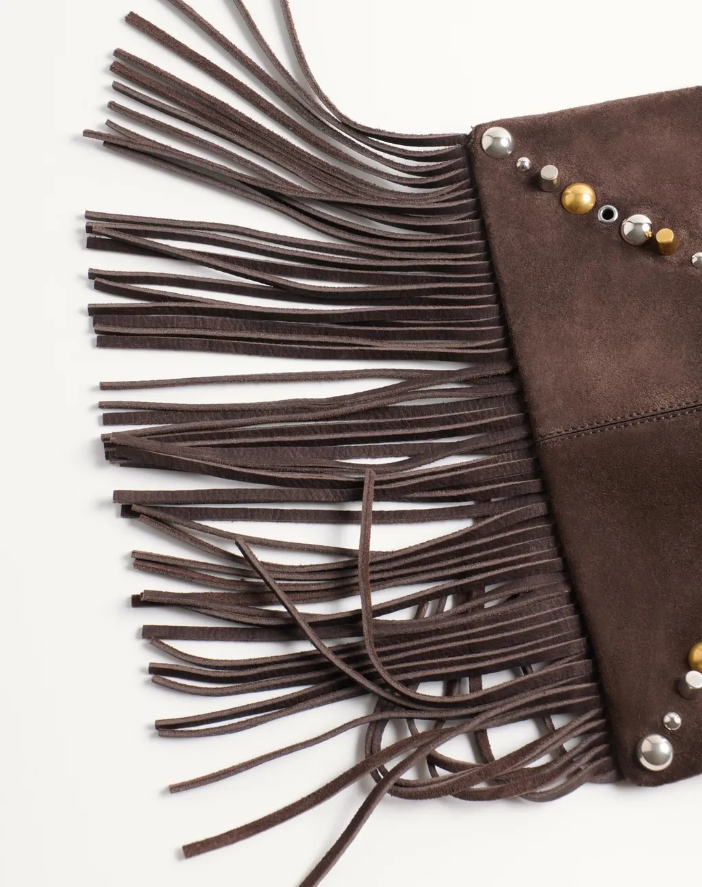 Valentino NellcÔTe Embellished Fringed Edge Shoulder Bag