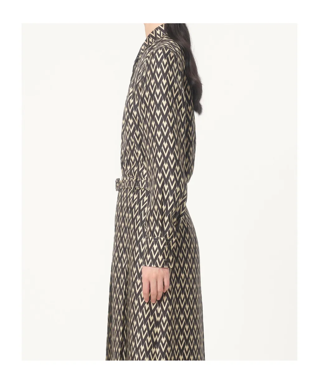 Valentino Toute La V Monogram Long-Sleeved Shirt