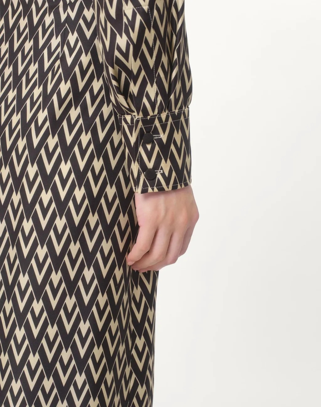 Valentino Toute La V Monogram Long-Sleeved Shirt