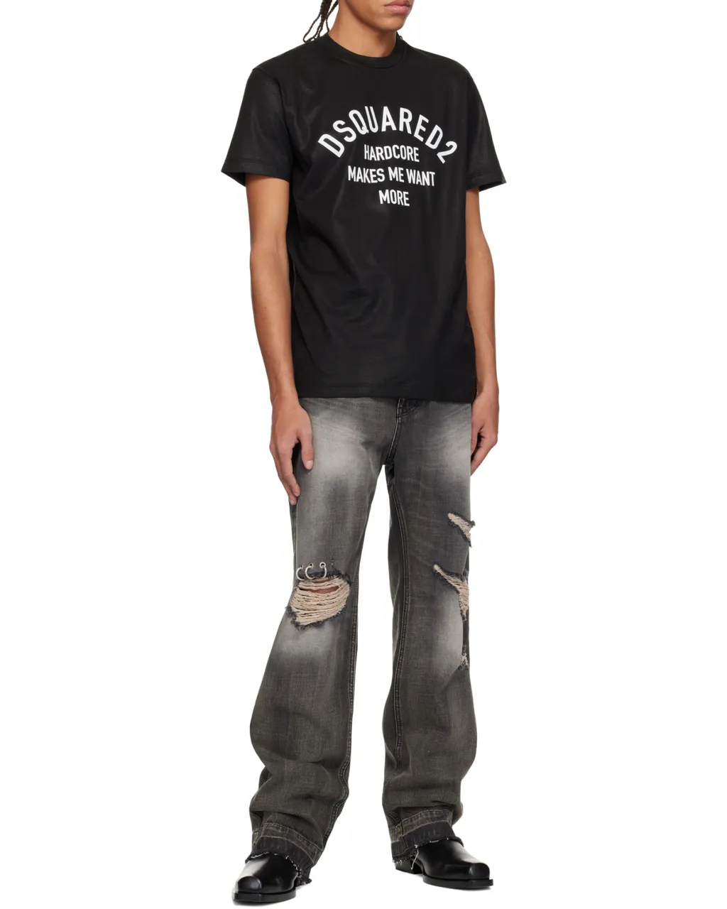 Dsquared2 Logo Printed Crewneck T-Shirt