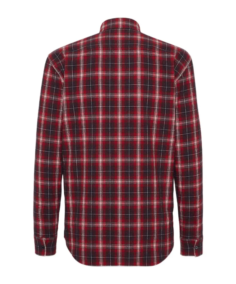 Dsquared2 Logo Printed Checked Shirt