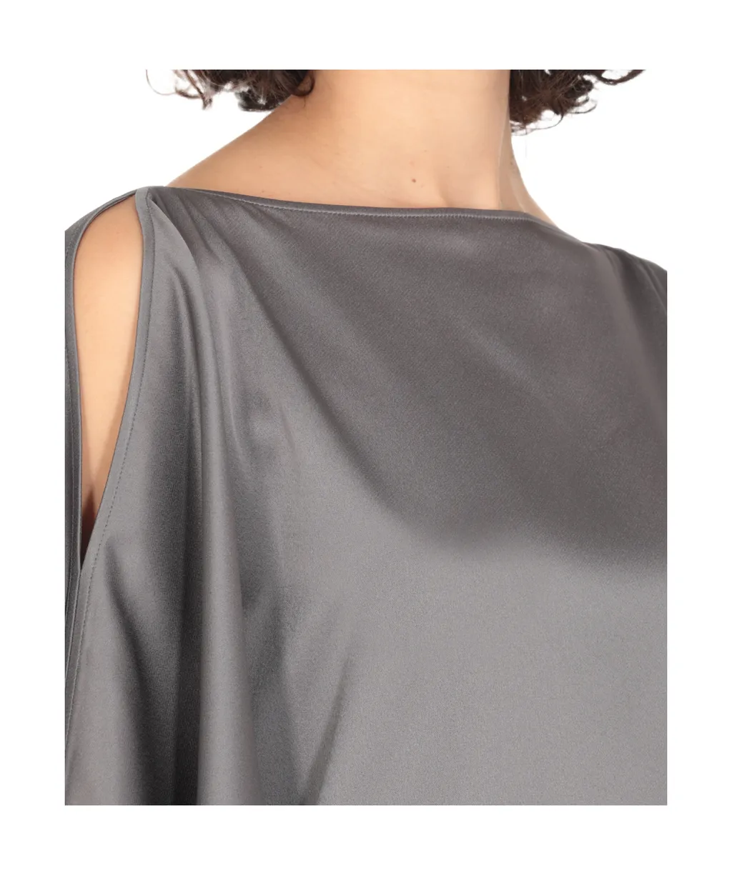 Lanvin Boat Neck Caftan Top