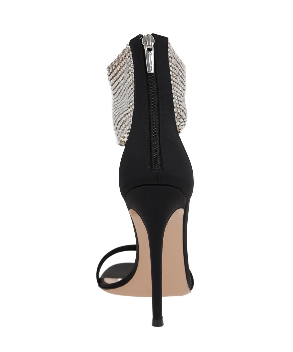 Gianvito Rossi Adore Embellished Ankle Strap Sandals