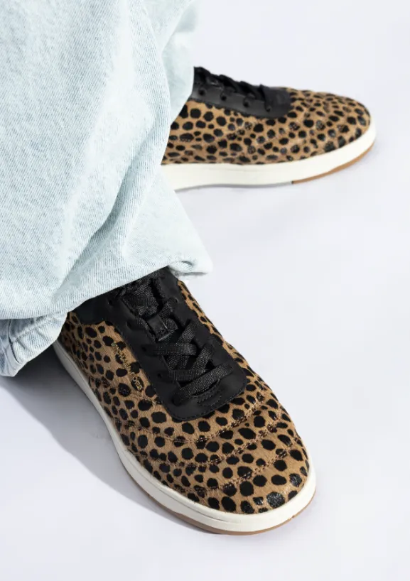 Leopard-Print Sneakers