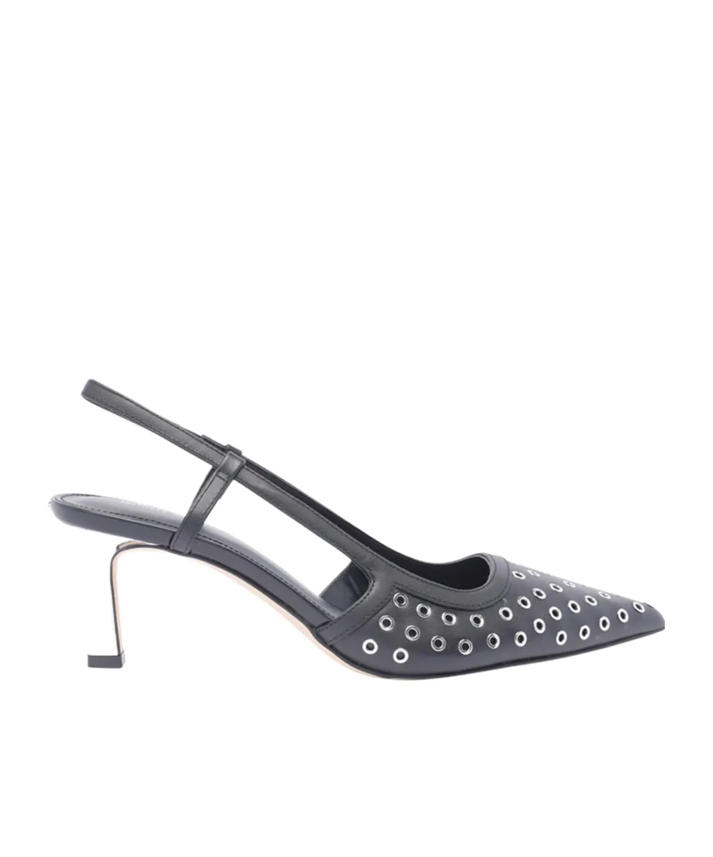 Michael Michael Kors Alora Grommeted Slingback Pumps