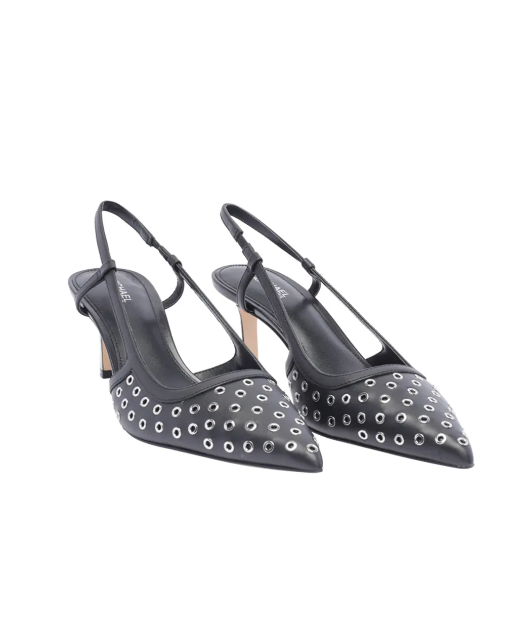 Michael Michael Kors Alora Grommeted Slingback Pumps