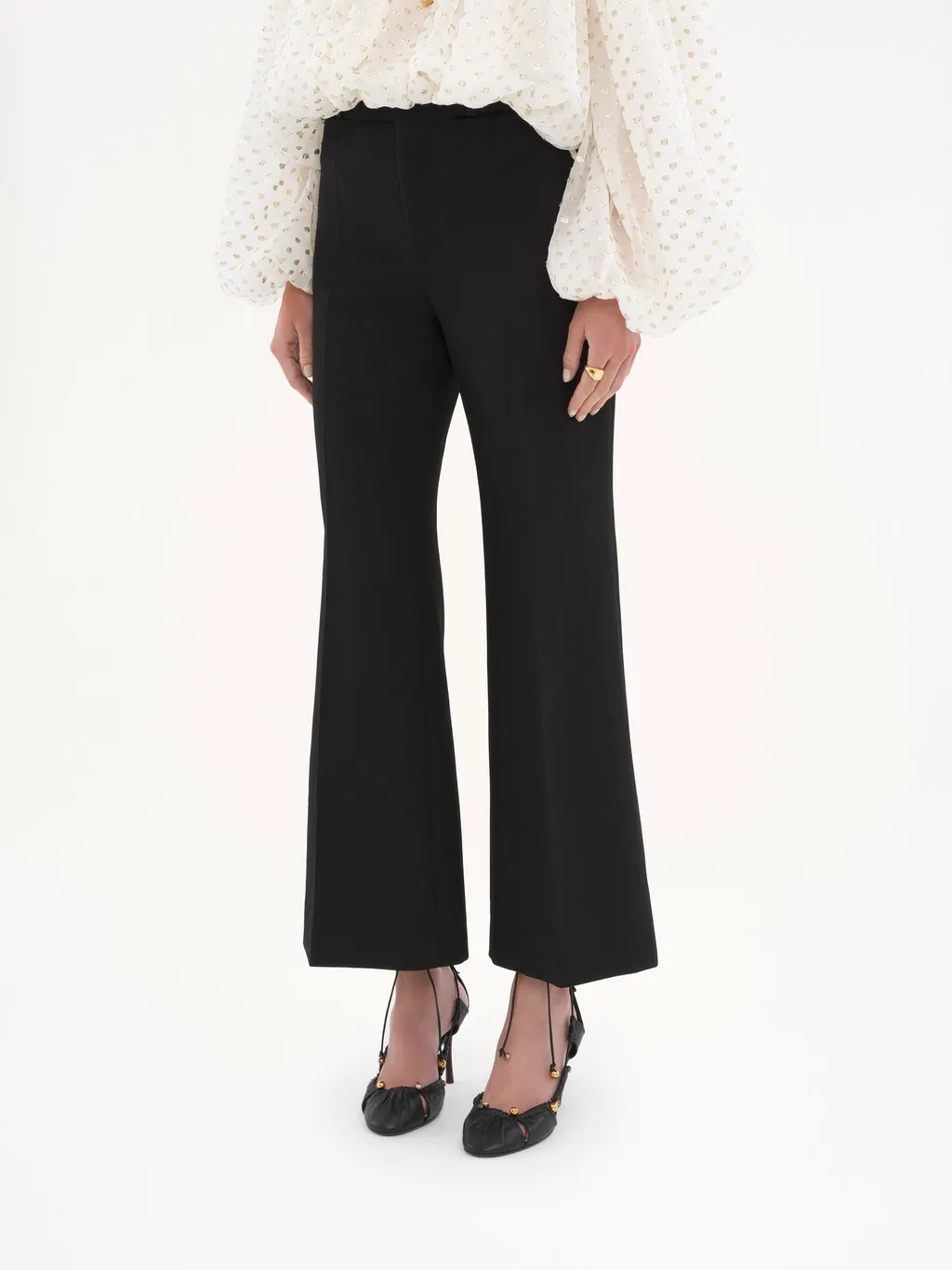 Chloé Cropped Bootcut Pants