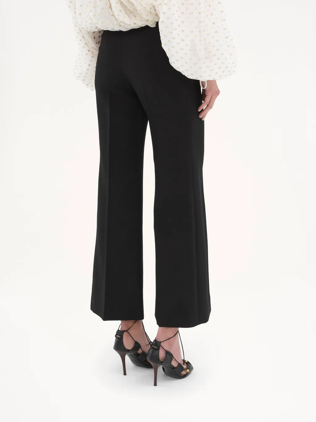 Chloé Cropped Bootcut Pants