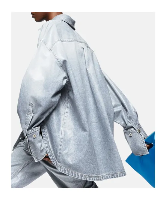 The Attico Logo Embroidered Box-Pleat Detailed Shirt