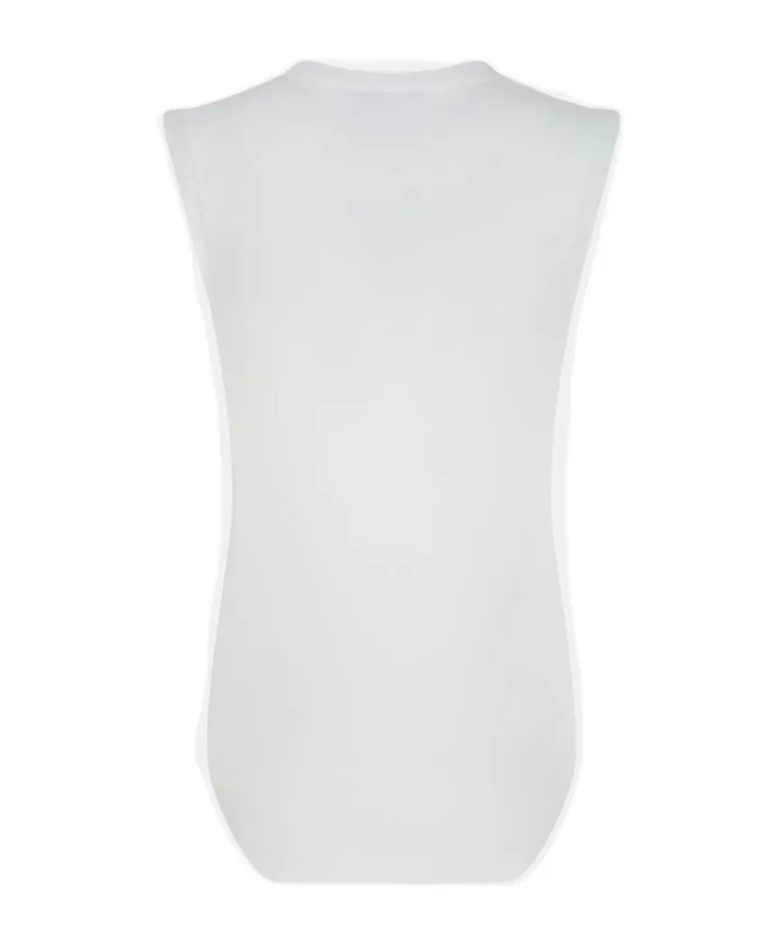 The Attico Logo Embroidered Tank Top