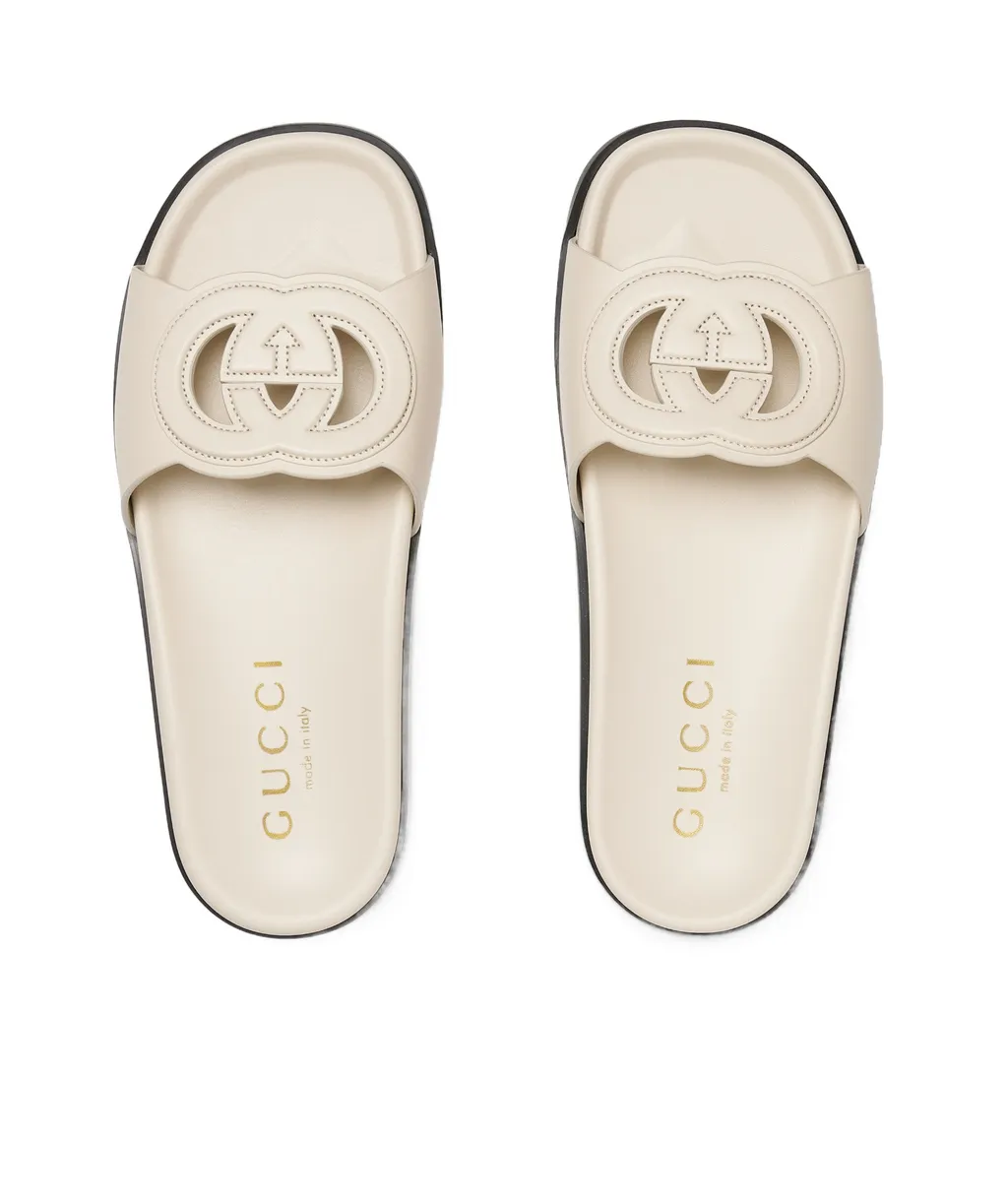 Gucci Interlocking G Cut Out Sandals