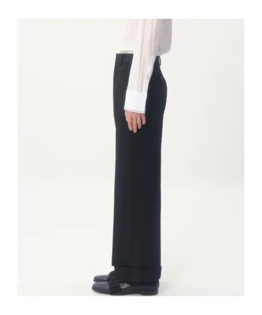 Valentino Turn-Up Brim Trousers