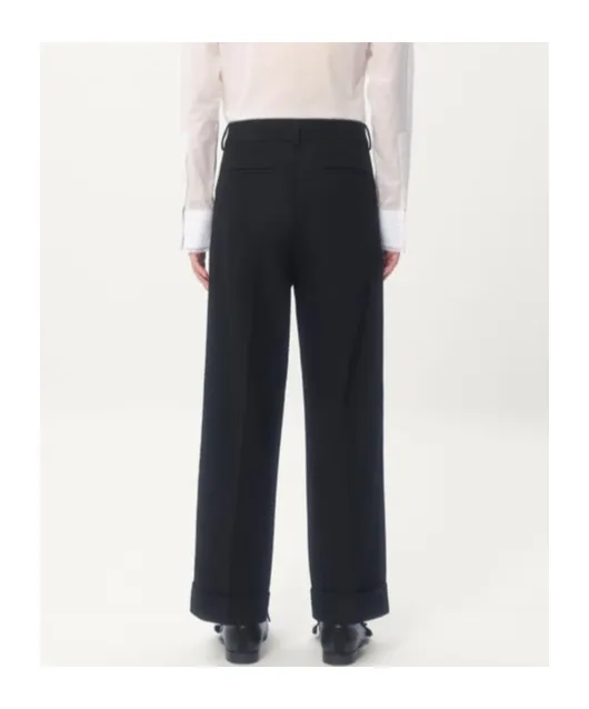 Valentino Turn-Up Brim Trousers