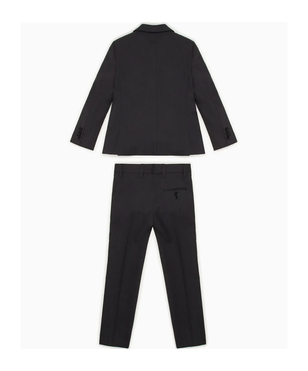Emporio Armani Kids Single Breasted Two-Piece Suit