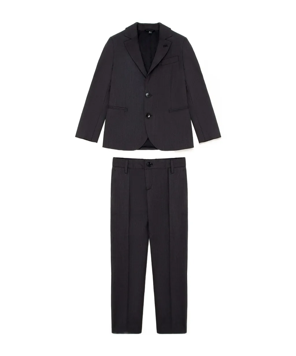 Emporio Armani Kids Single Breasted Two-Piece Suit