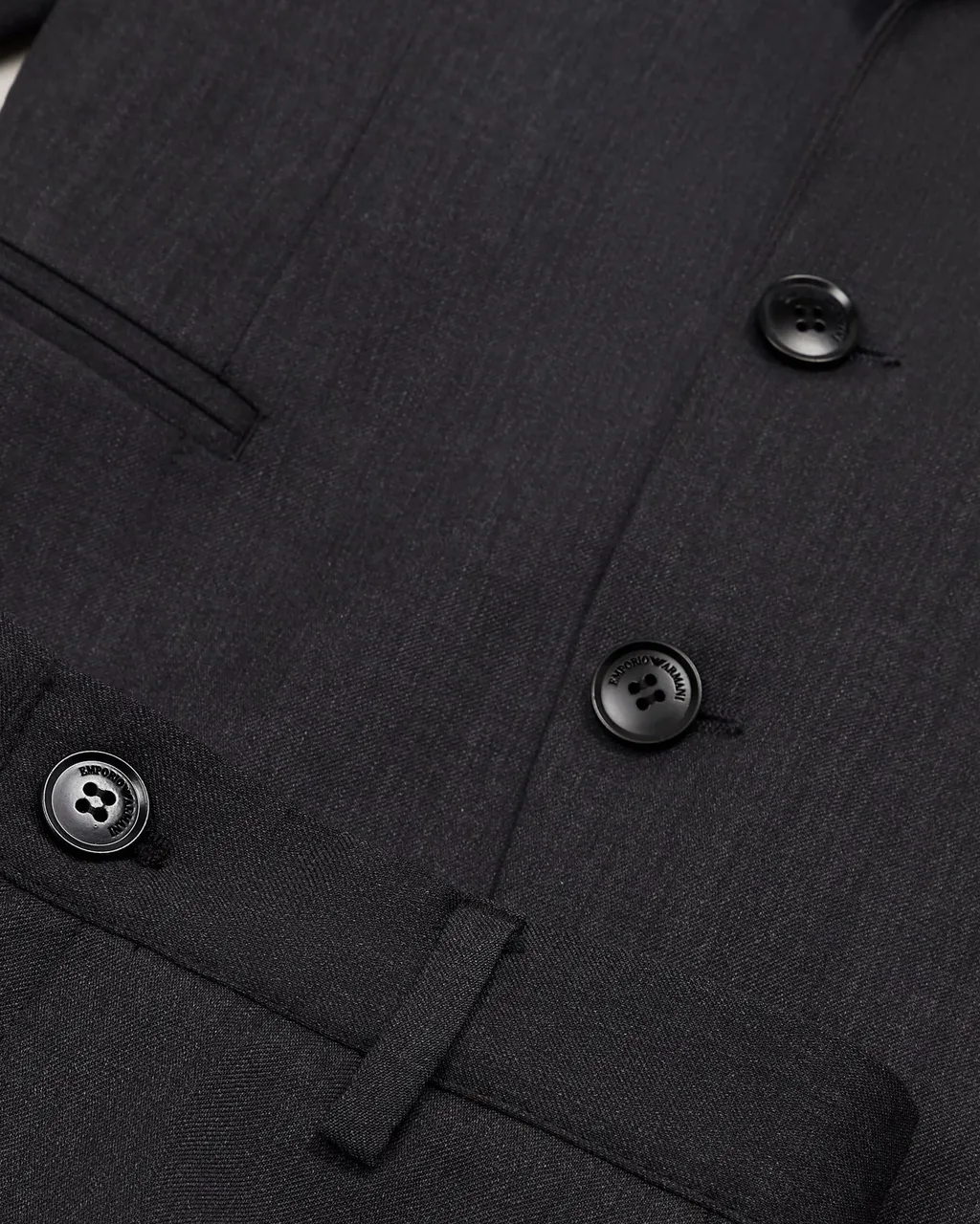 Emporio Armani Kids Single Breasted Two-Piece Suit