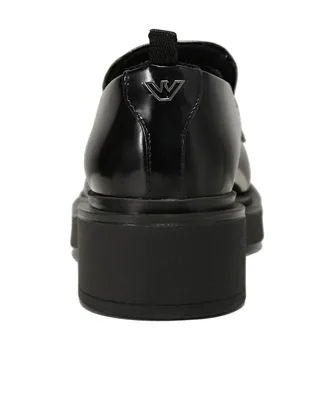 Penny-Slot Chunky Leather Loafers