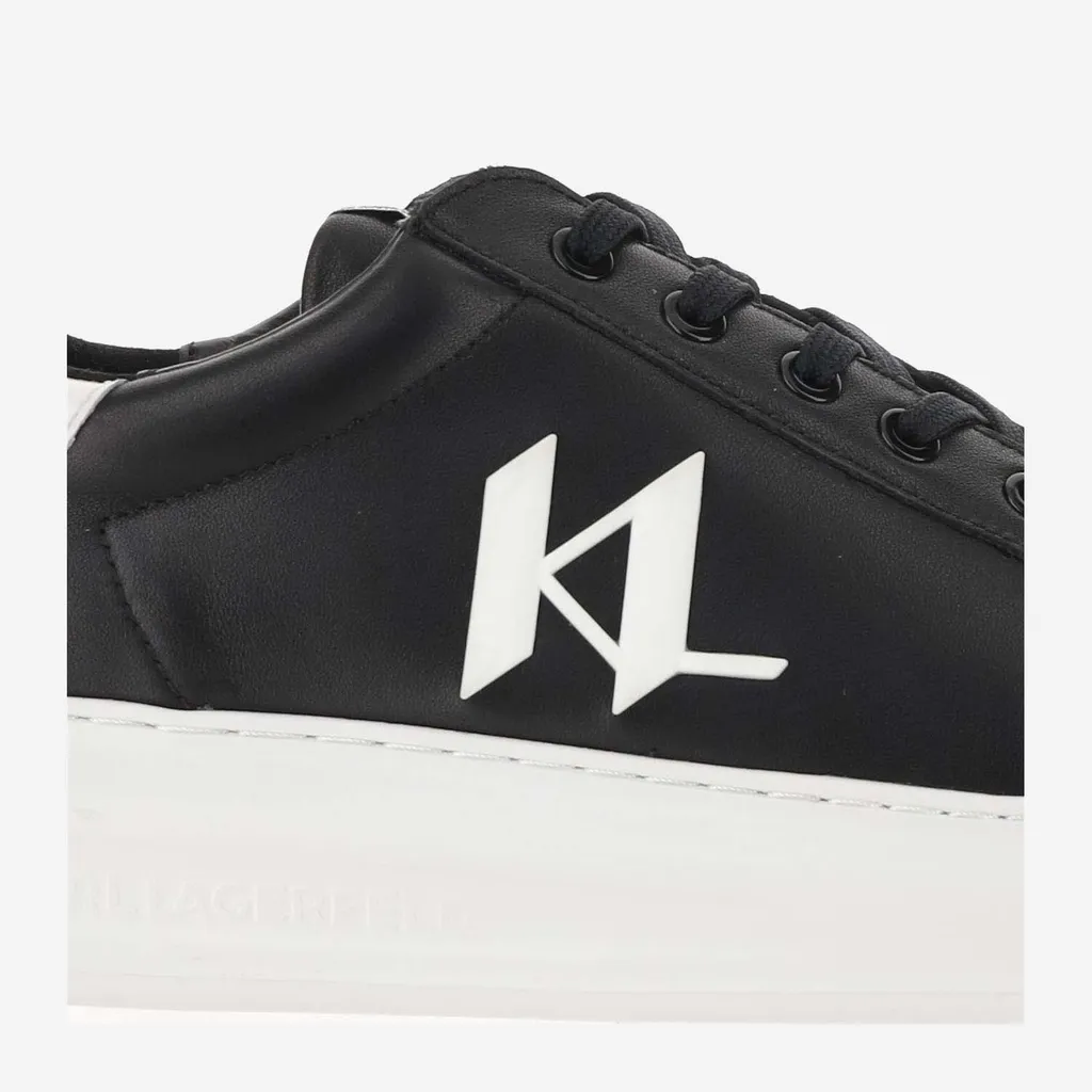 Logo-Appliqué Leather Sneakers