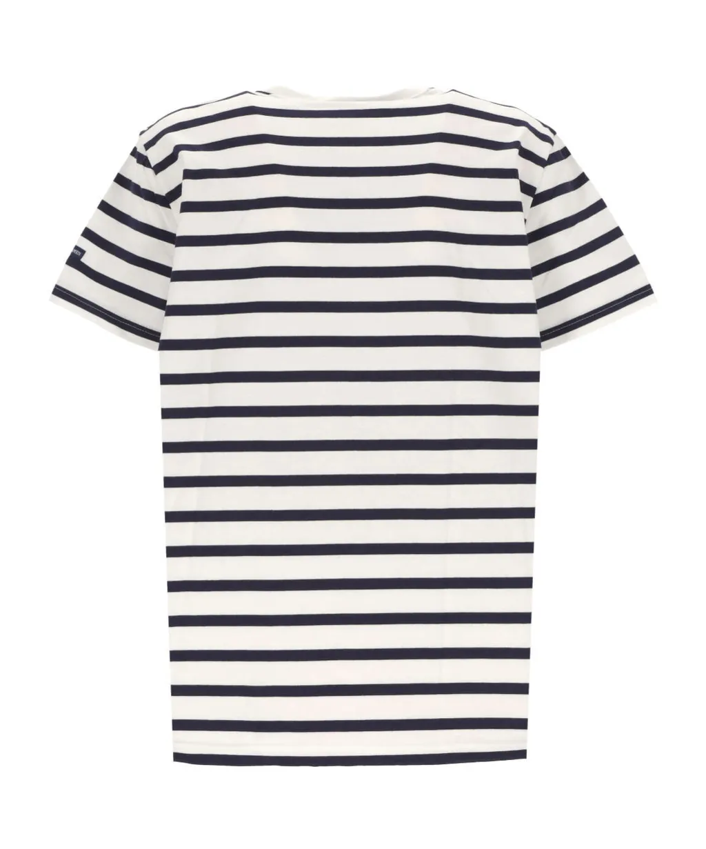 Round-Neck Striped T-Shirt