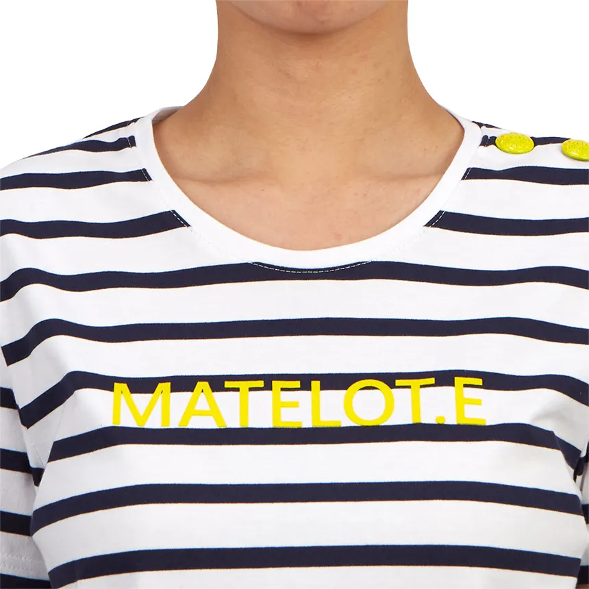 Round-Neck Striped T-Shirt