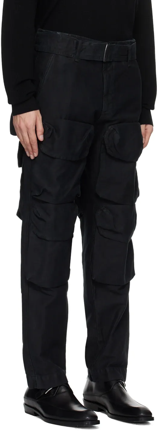 Belt-Loop Casual Pants