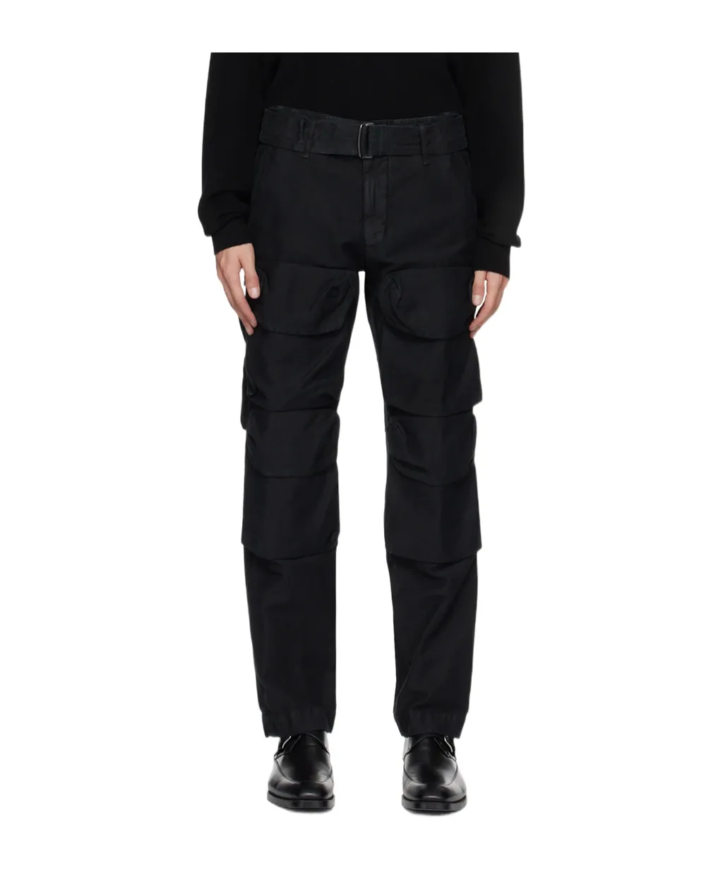 Belt-Loop Casual Pants