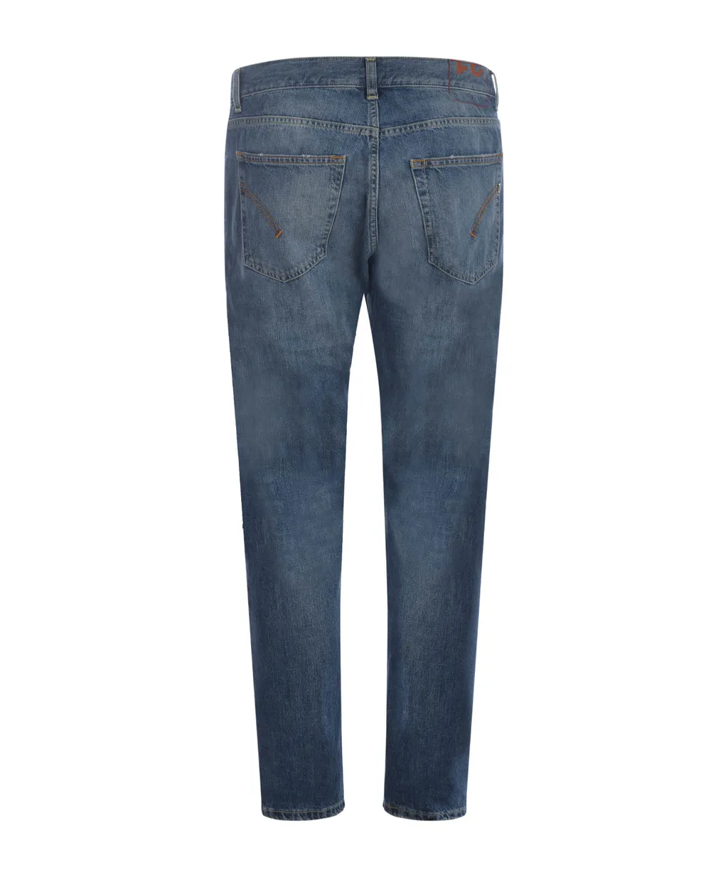 Dondup Dian Straight-Leg Distressed Jeans