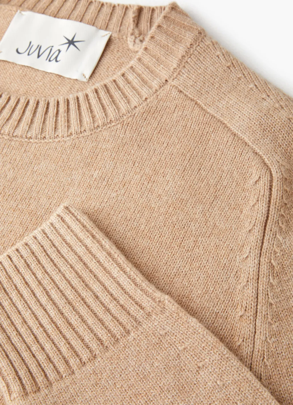 Ribbed Crew Neck Sweater