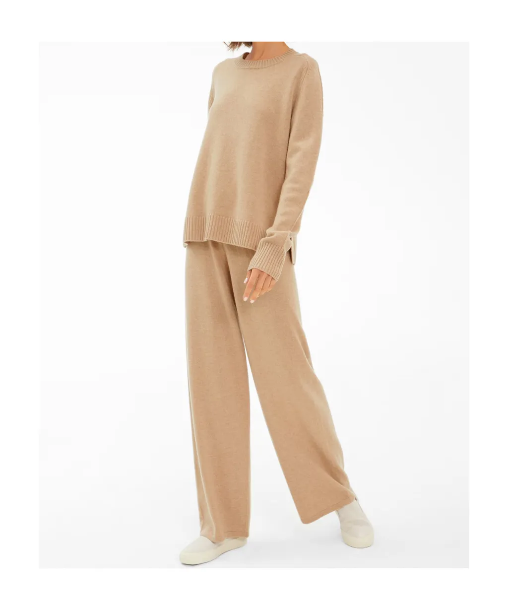 Ribbed Crew Neck Sweater