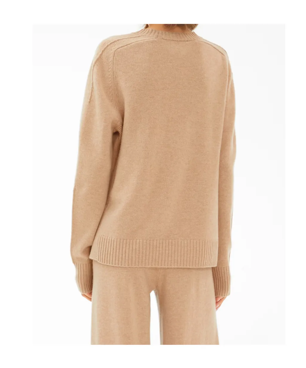 Ribbed Crew Neck Sweater