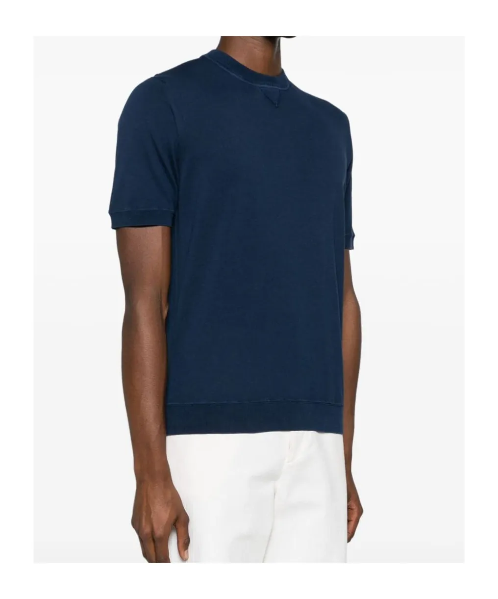 Fine-Knit Cotton T-Shirt