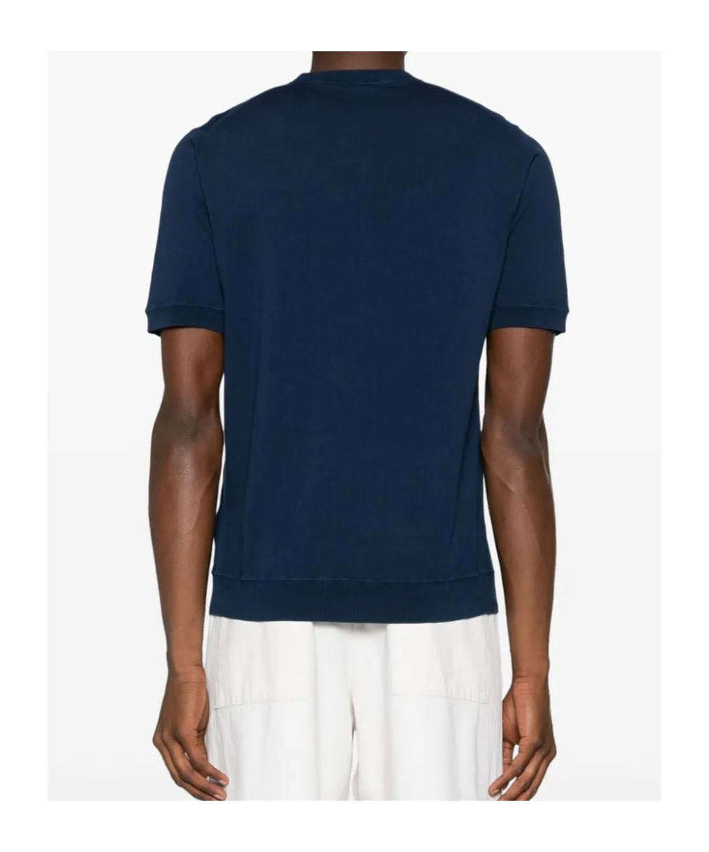 Fine-Knit Cotton T-Shirt