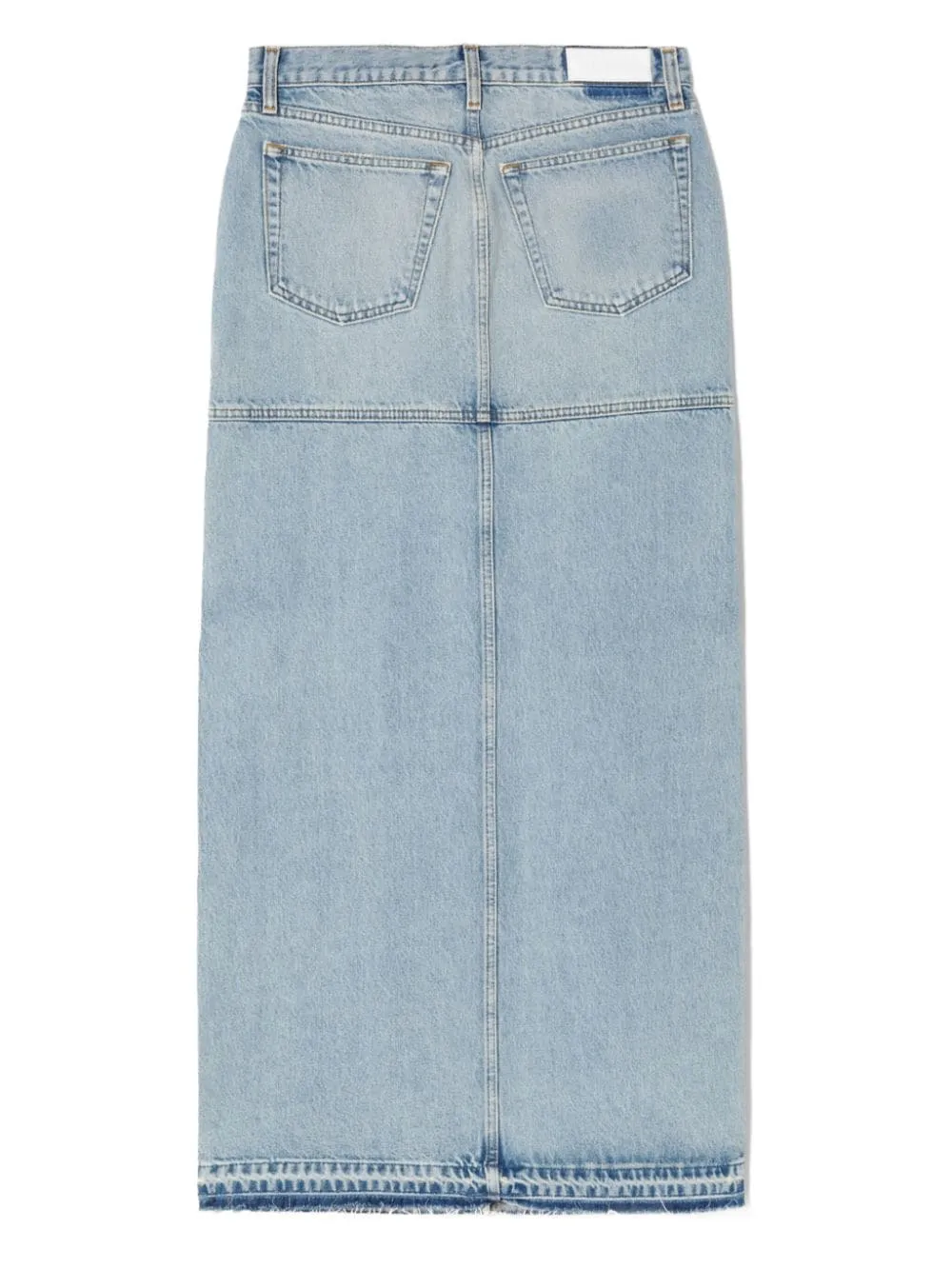Mid Rise Split Skirt
