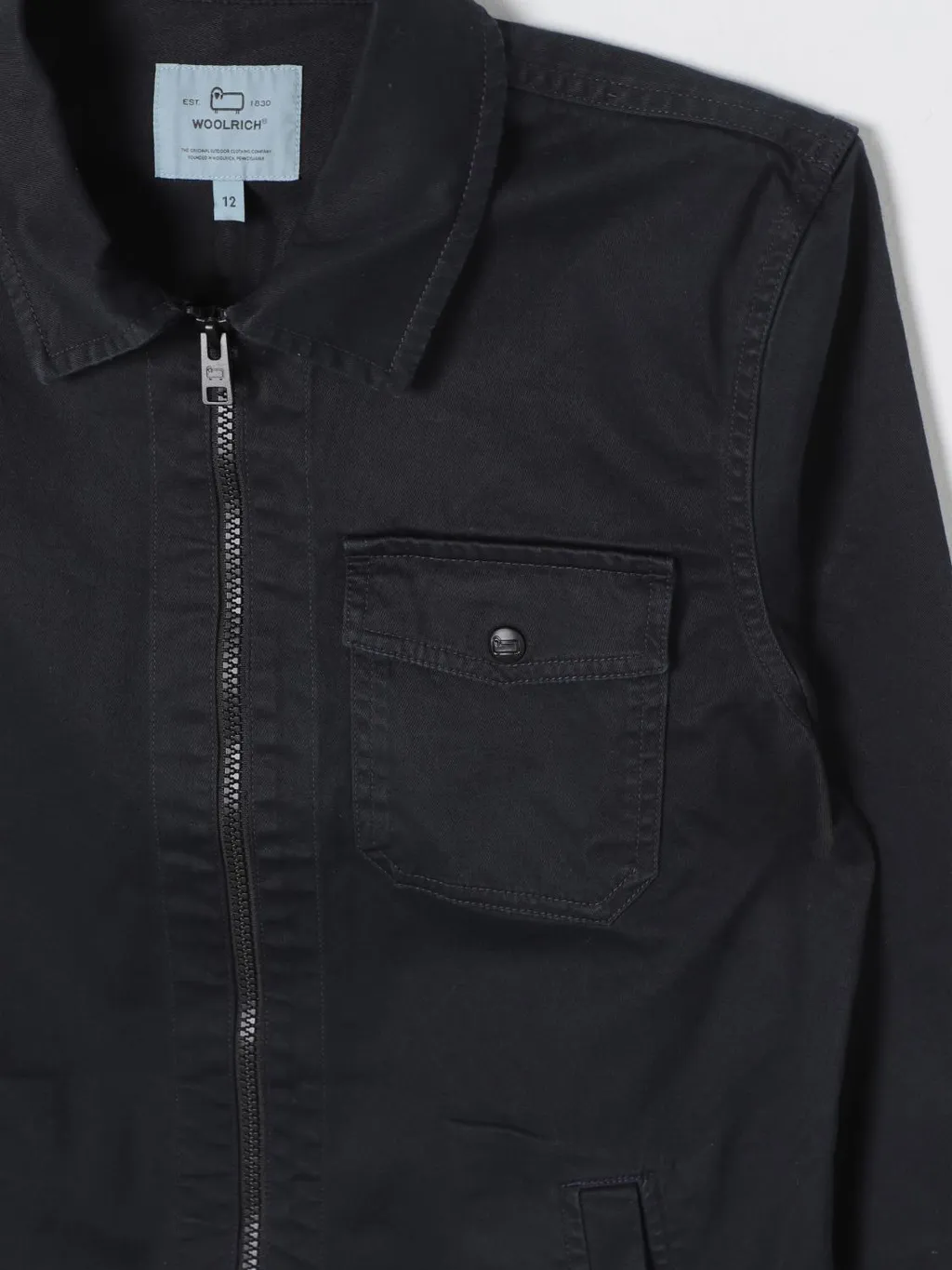 Zip-Up Long-Sleeve Shirt