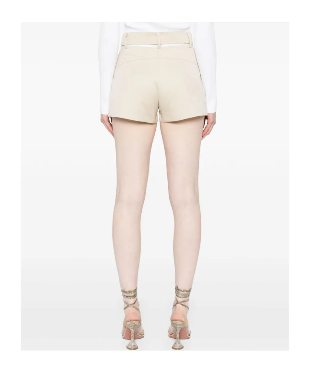 Shaima High-Waisted Shorts