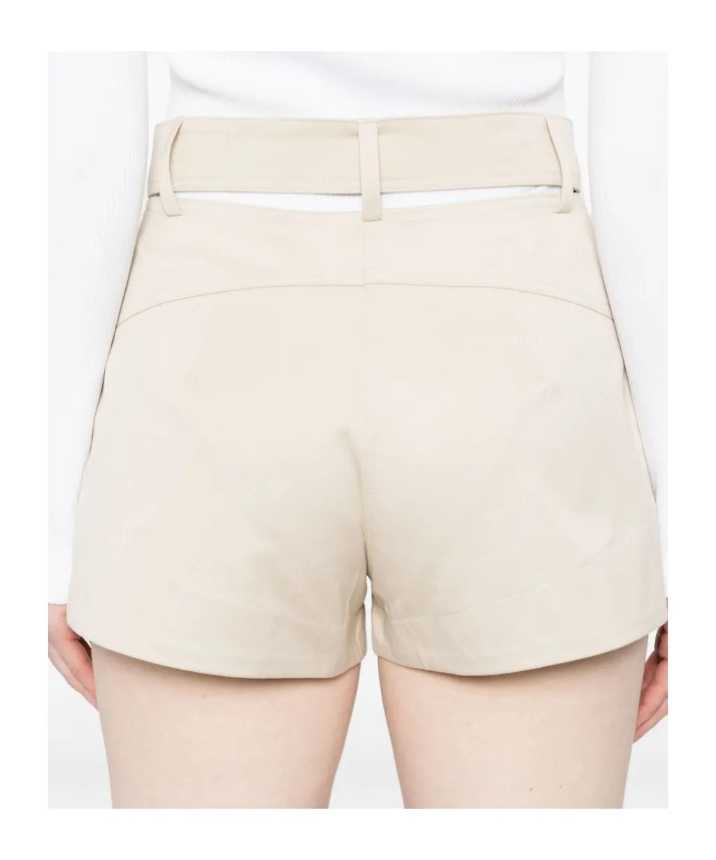 Shaima High-Waisted Shorts