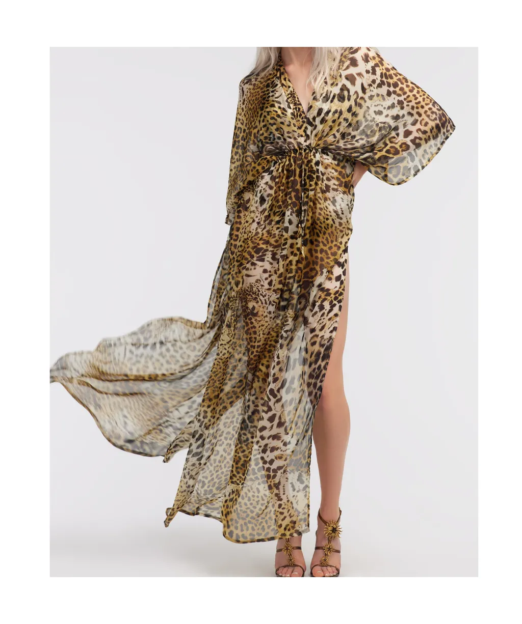 Roberto Cavalli Print Long Kaftan