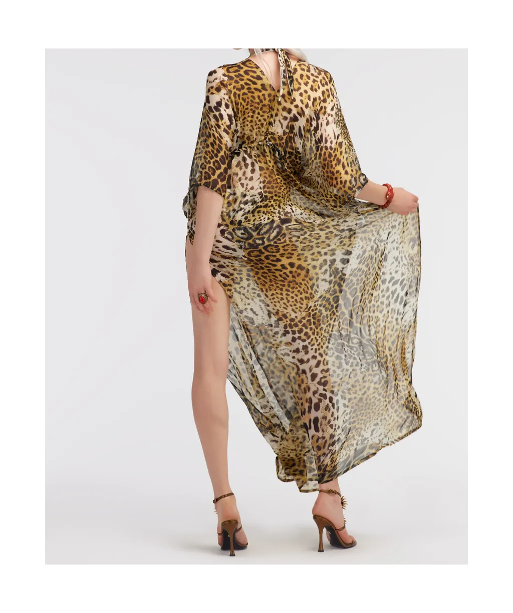 Roberto Cavalli Print Long Kaftan