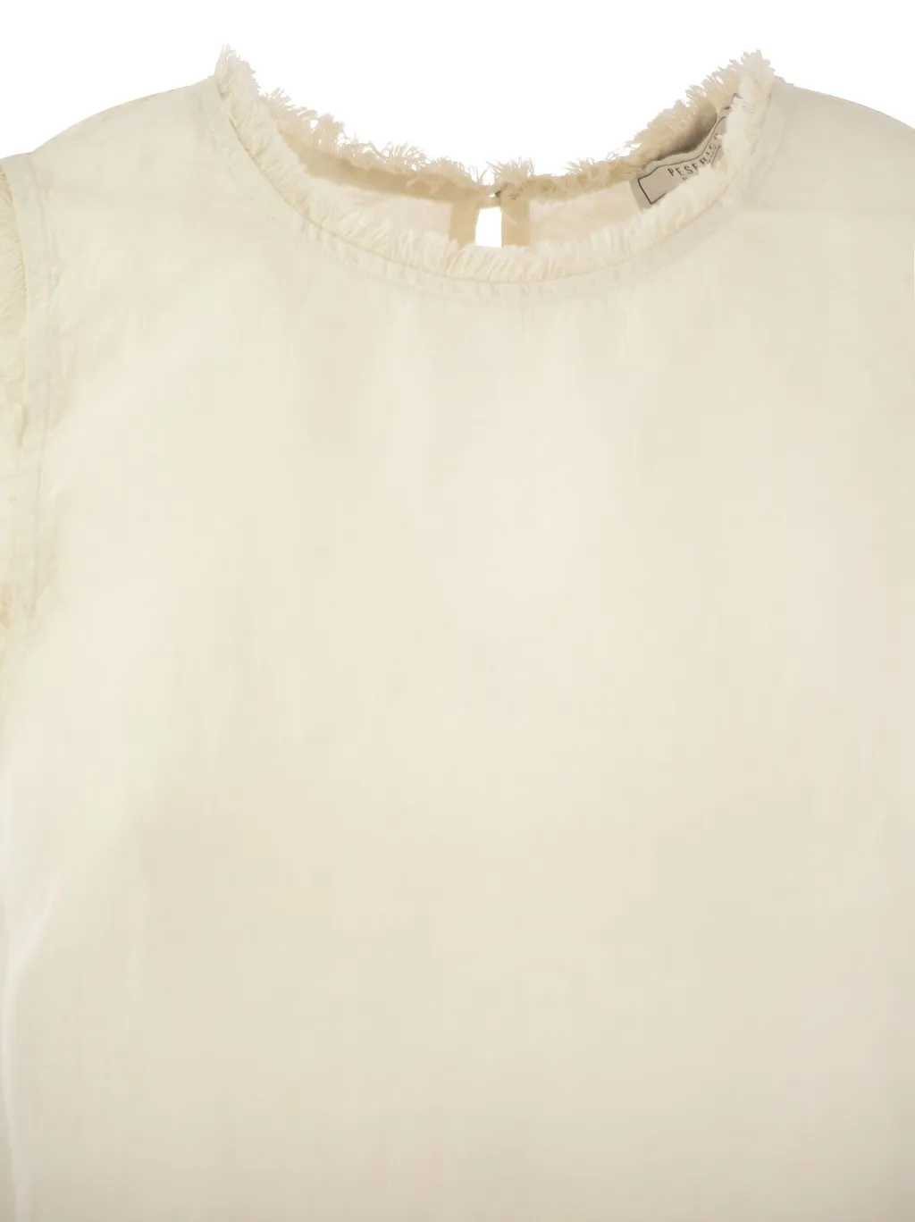 Peserico Fringed Sleeveless Top