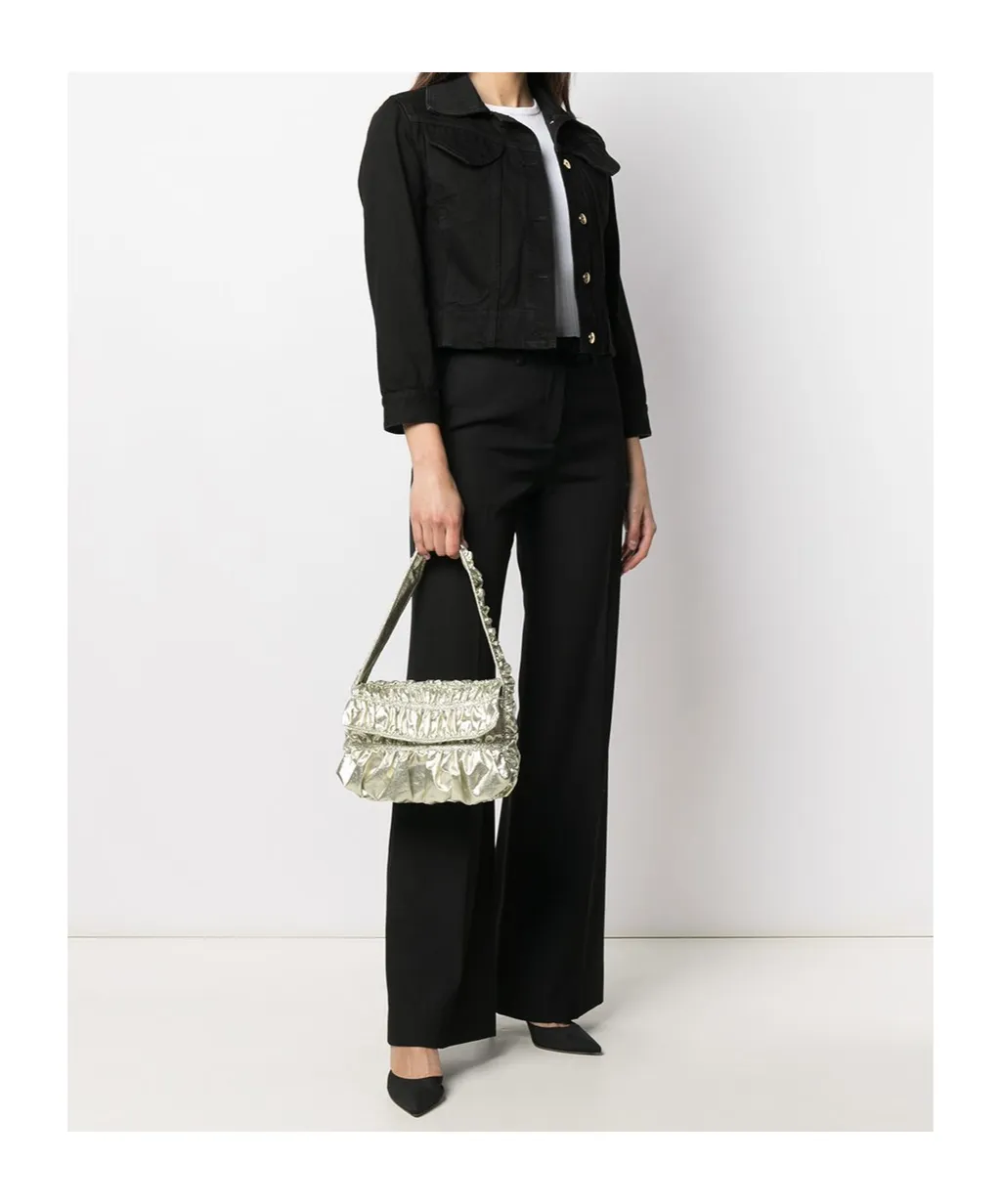 Patou Logo Embroidered Denim Jacket