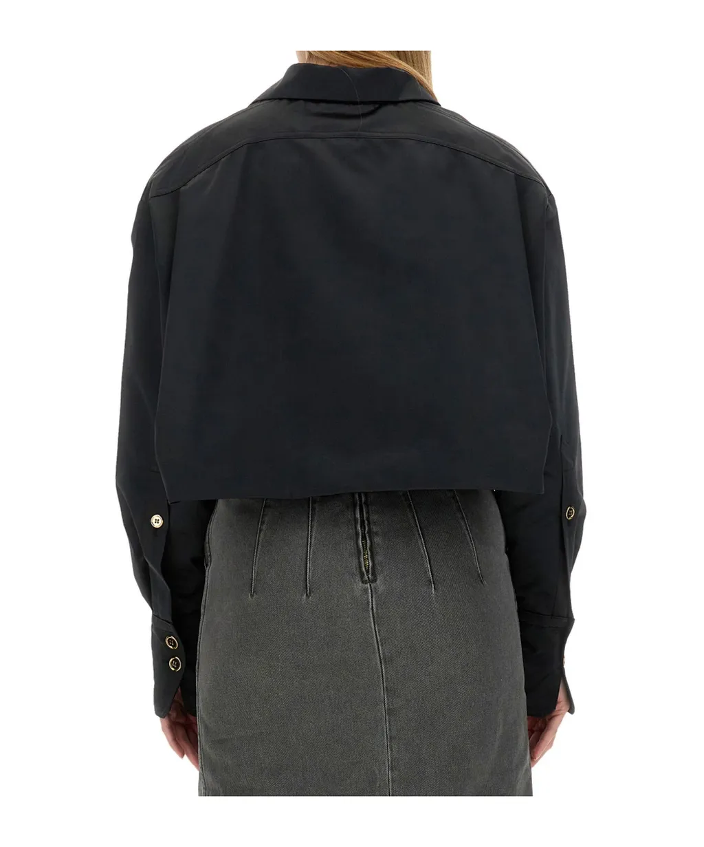 Patou Cropped Fit Buttoned Jacket