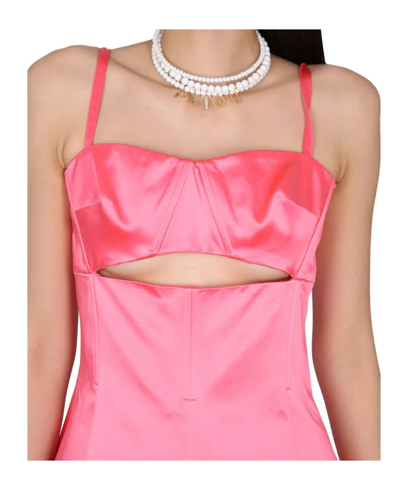 Patou Dress With Cut Out Accents